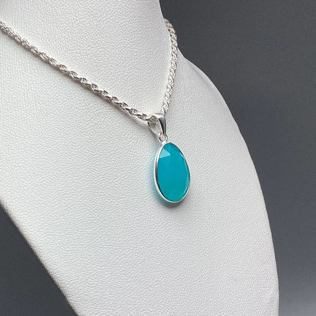 Paraiba Blue Onyx Pendant