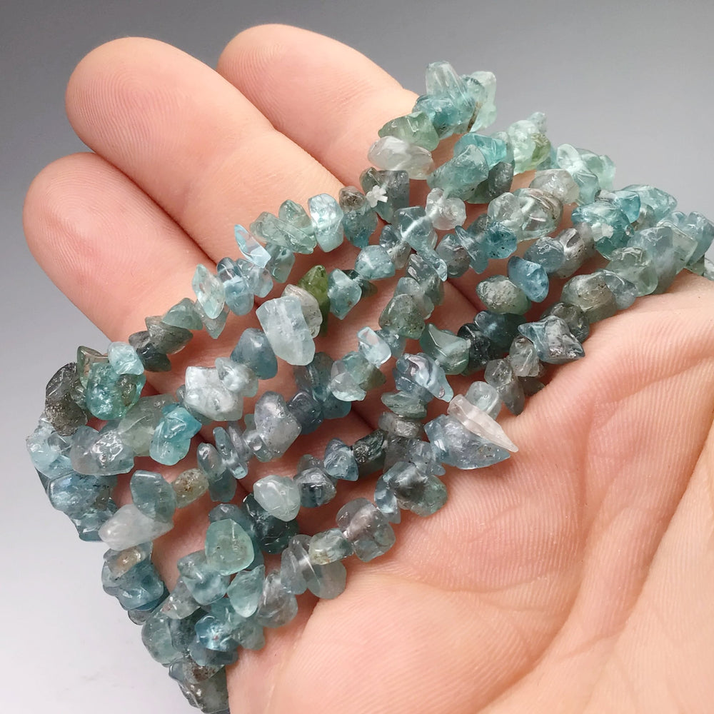 Apatite Chip Beaded Bracelet