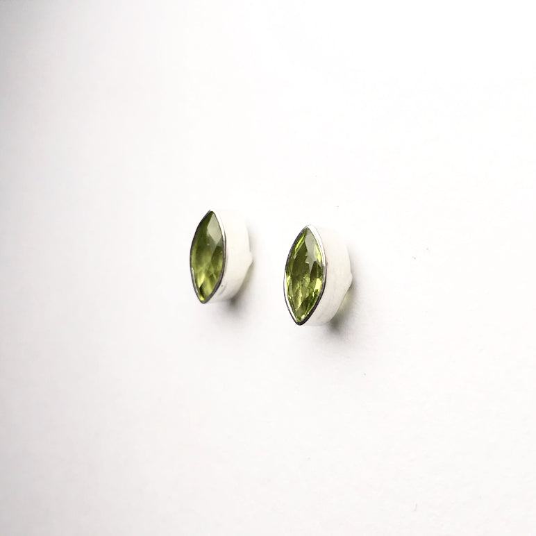 Peridot Stud Earrings