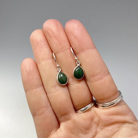 Green Aventurine Dangle Earrings