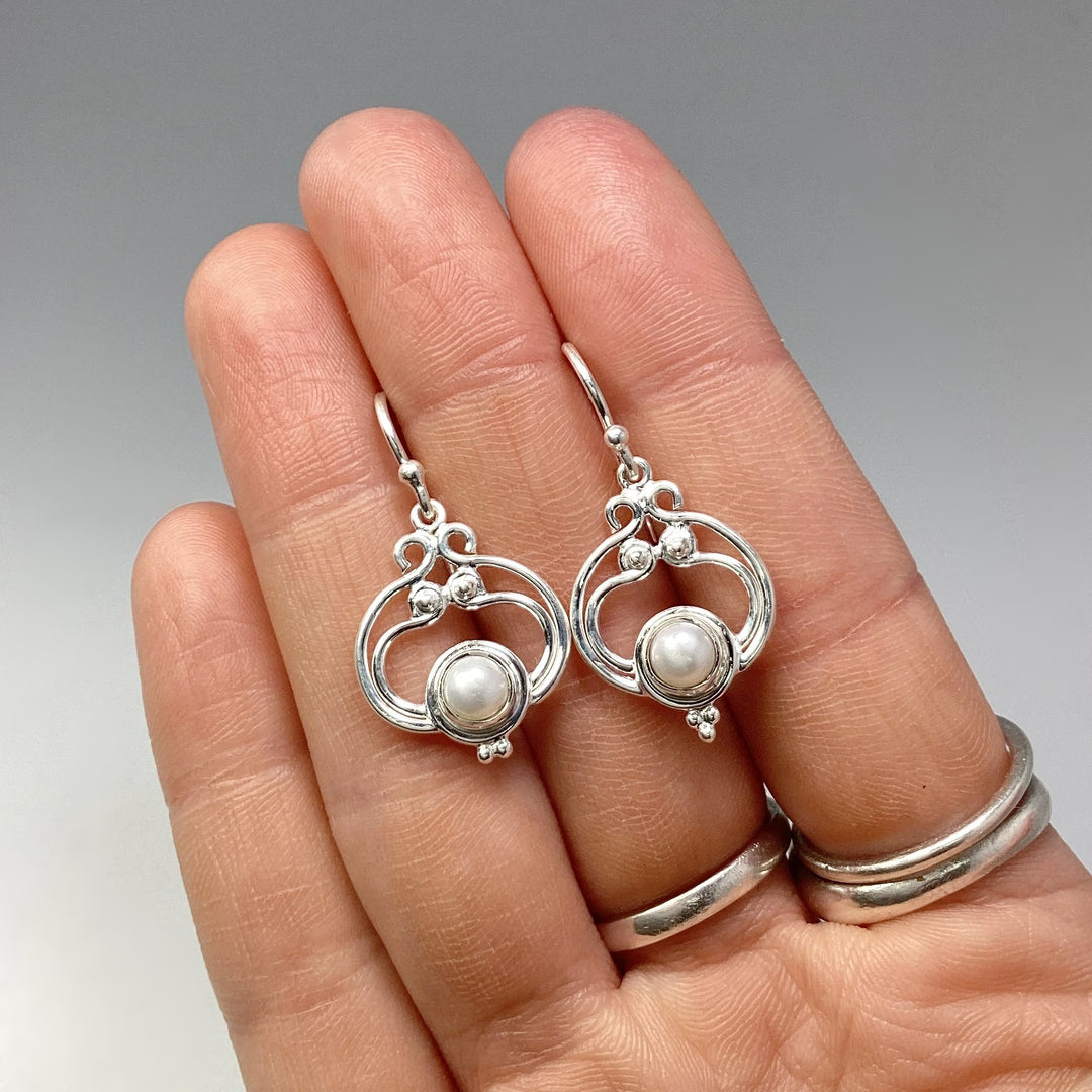 Pearl Dangle Earrings