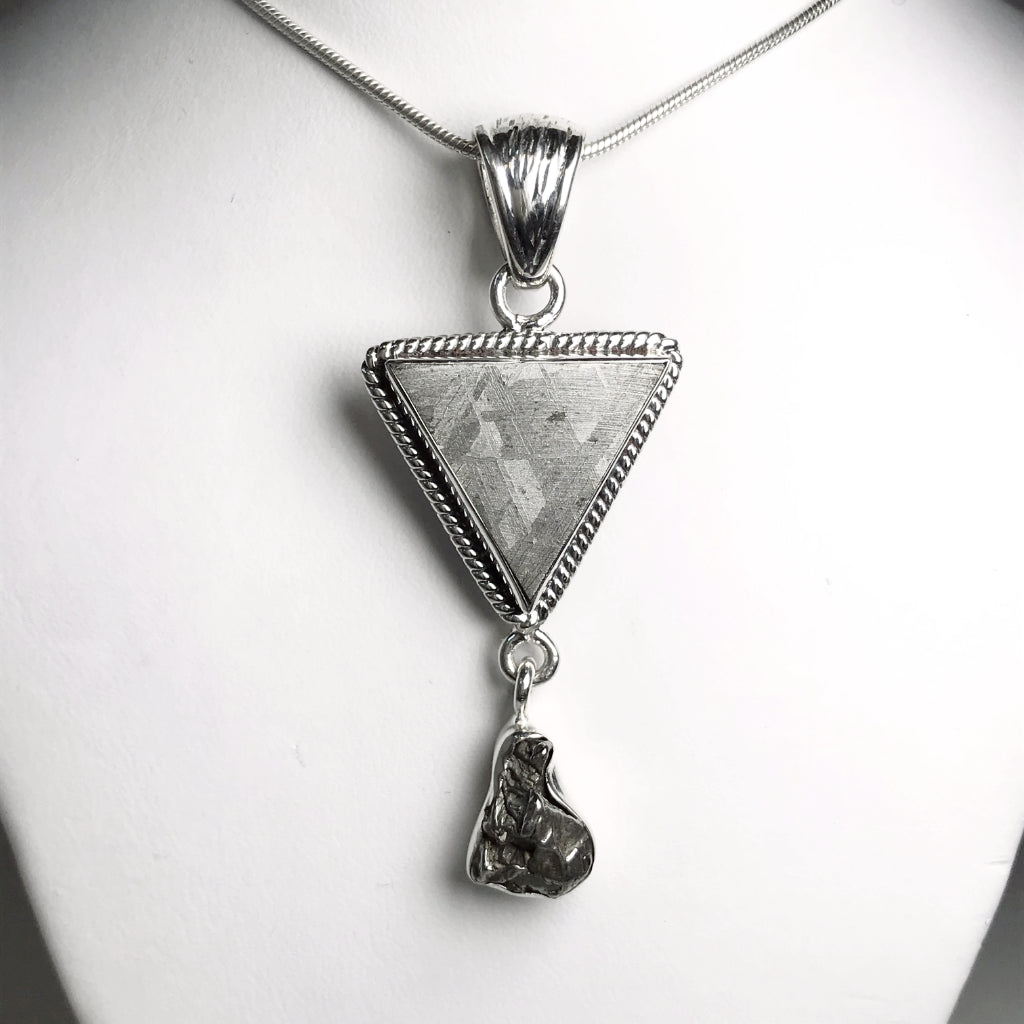 Muonionalusta and Campo Del Cielo Meteorite Pendant