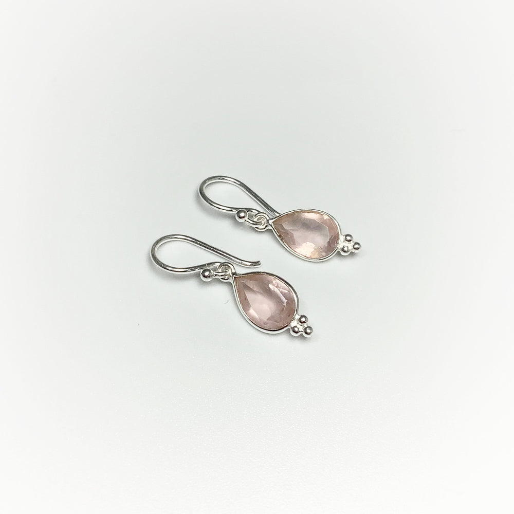 Rose Quartz Dangle Earrings