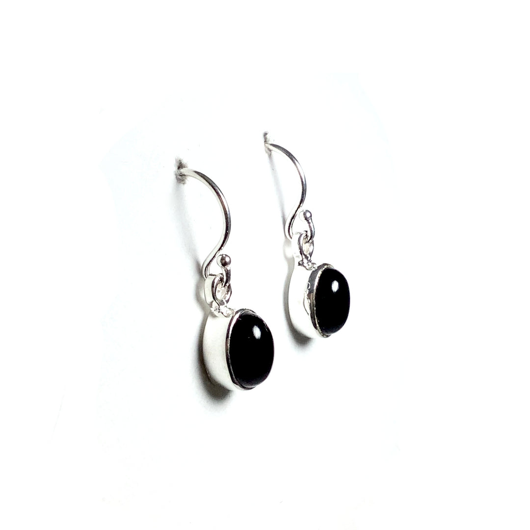 Black Onyx Dangle Earrings