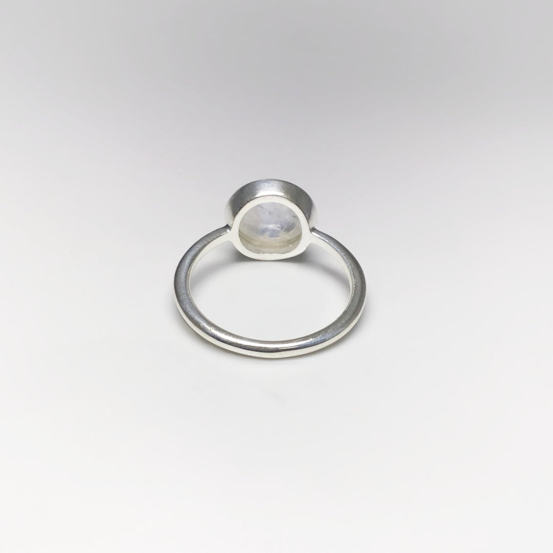 Rainbow Moonstone Ring