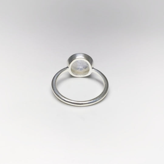 Rainbow Moonstone Ring