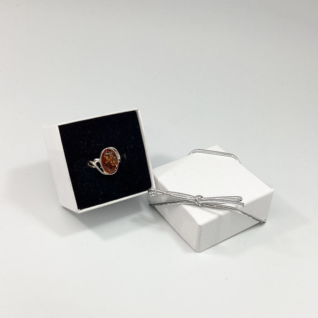 Cognac Amber Ring