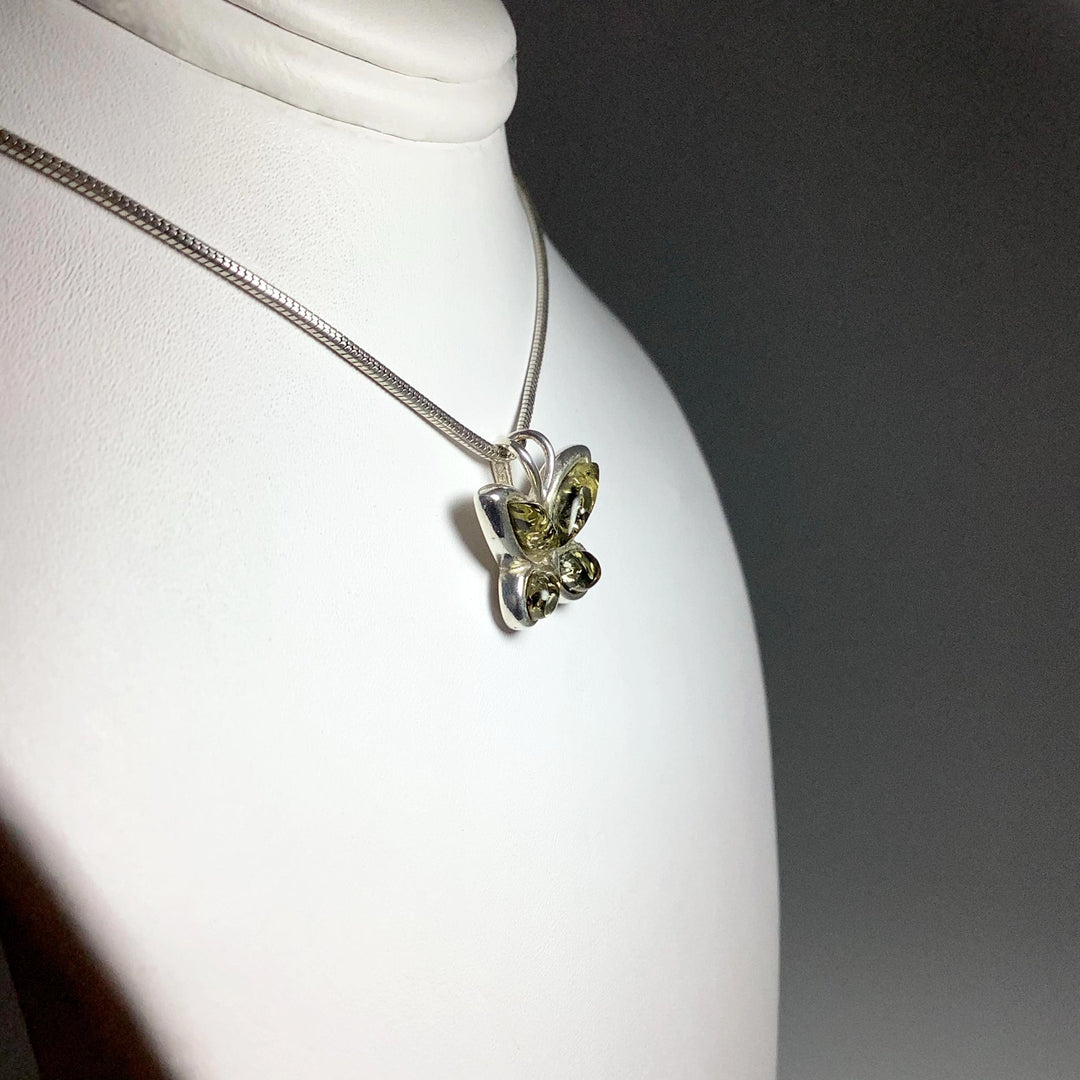 Green Amber Pendant