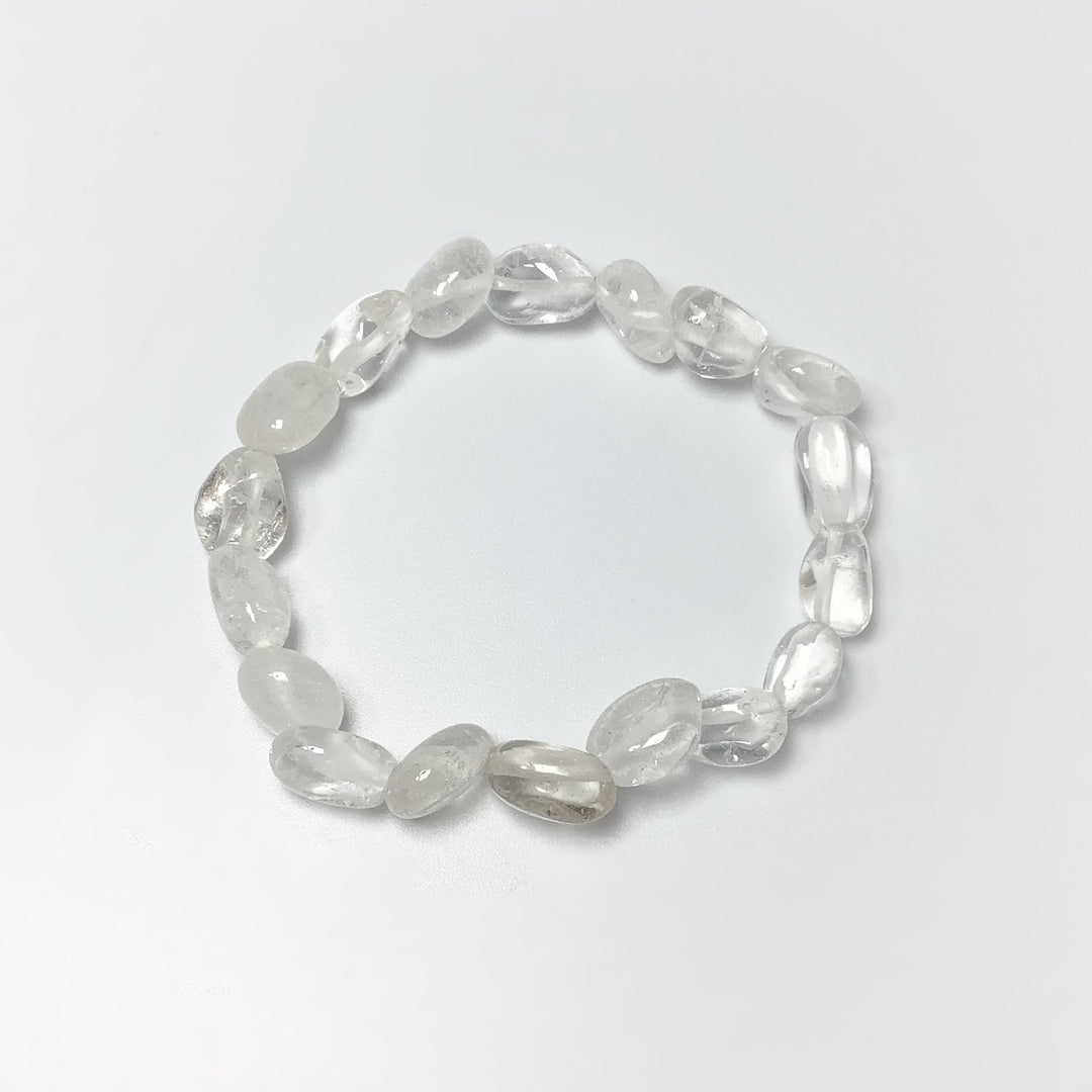 Quartz Nugget Beaded Bracelet