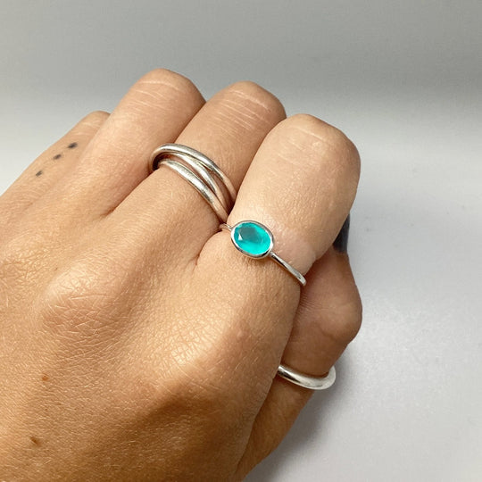 Blue Onyx Ring