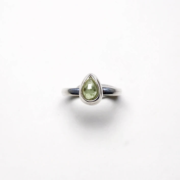 Green Tourmaline Ring