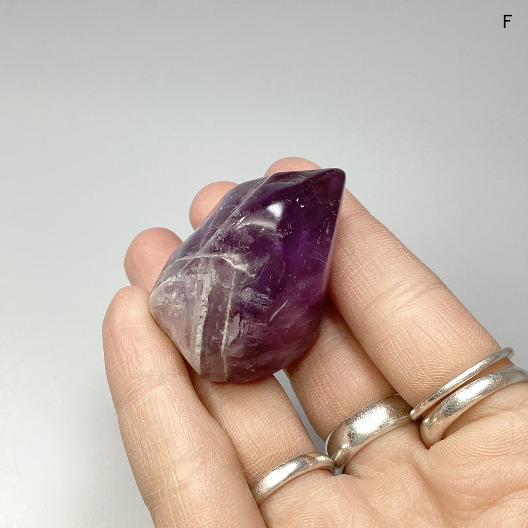 Shadow Chevron Amethyst Point