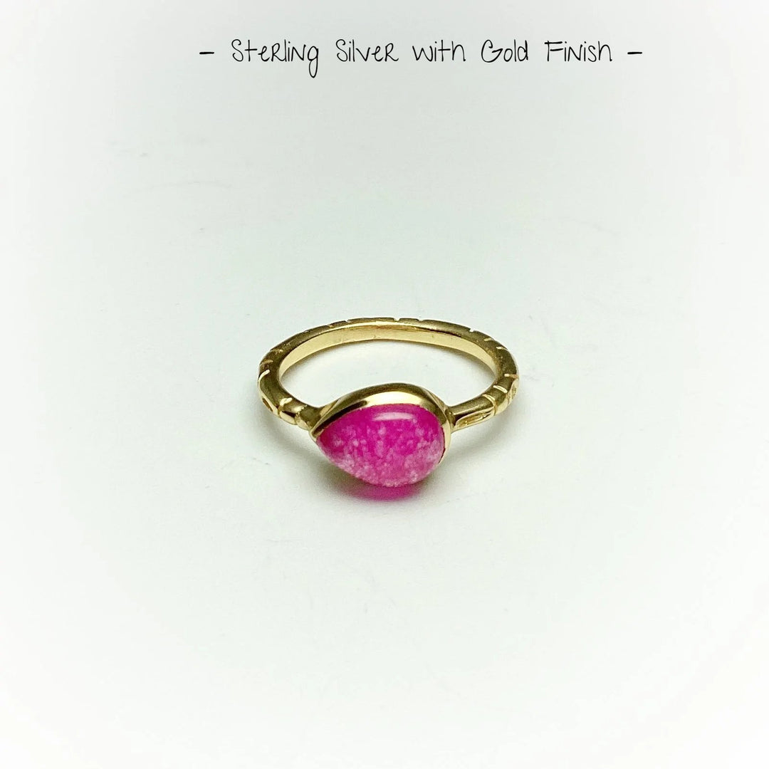 Pink Jade Ring