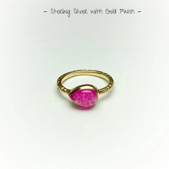 Pink Jade Ring