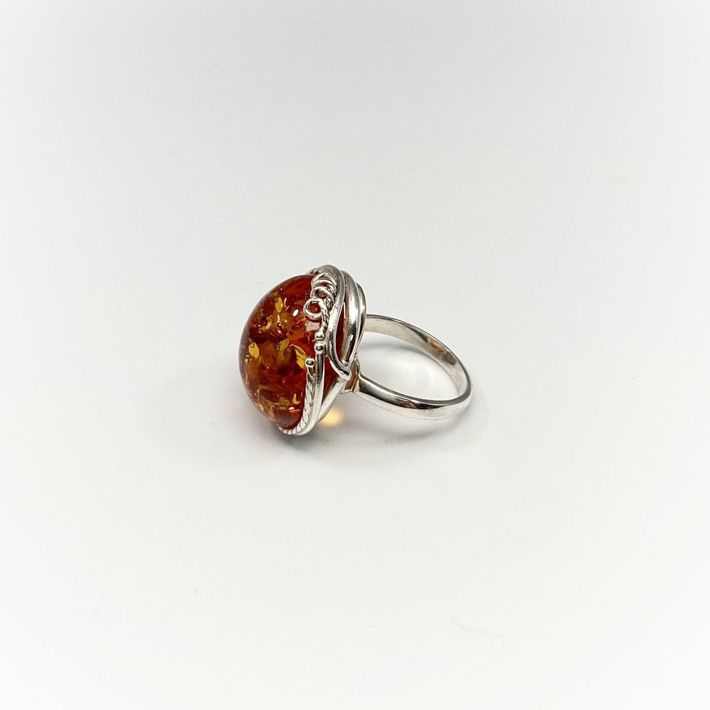 Cognac Amber Ring