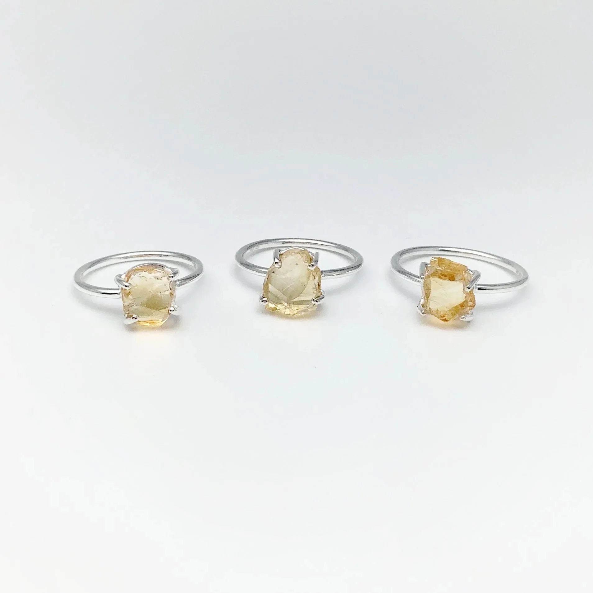 Raw Citrine Ring