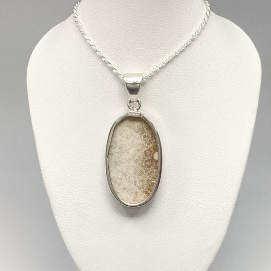 Fossilized Coral Pendant