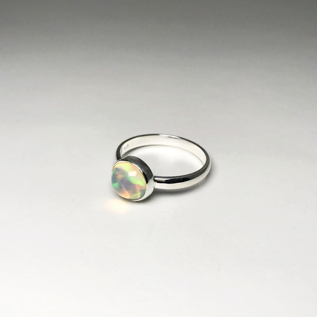 Ethiopian Fire Opal Ring