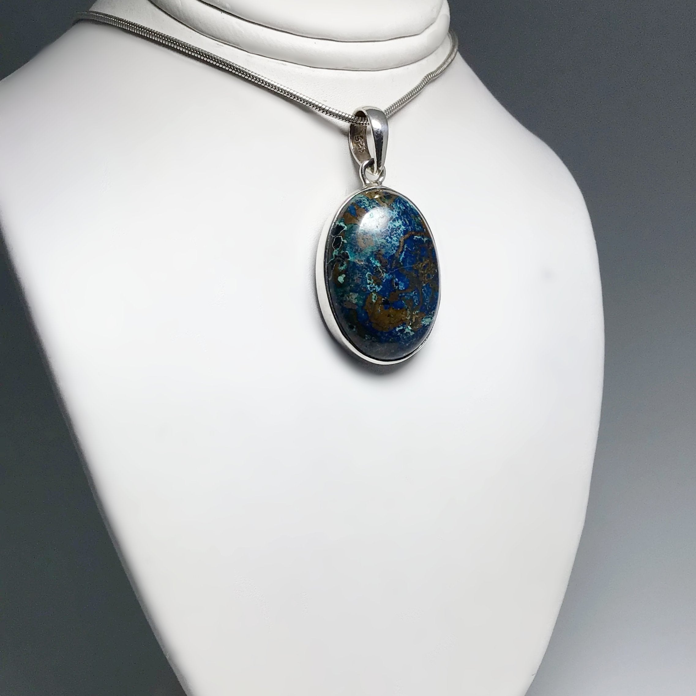 Shattuckite Pendant