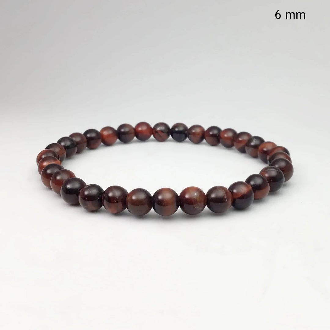 Red Tiger Eye Beaded Bracelet