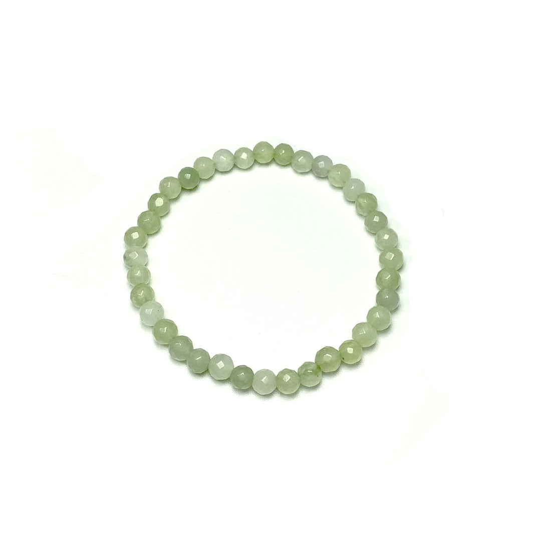 New Jade Faceted Beaded Bracelet