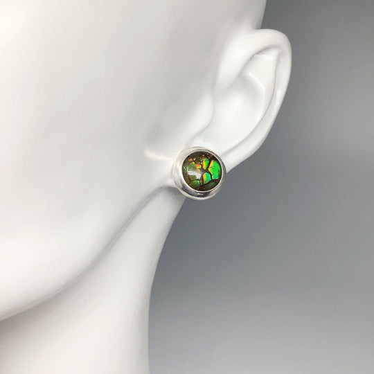 Alberta Ammolite Stud Earrings