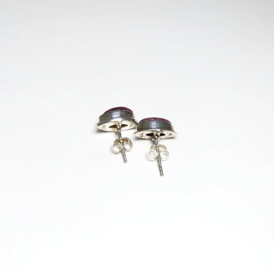 Rhodonite Stud Earrings