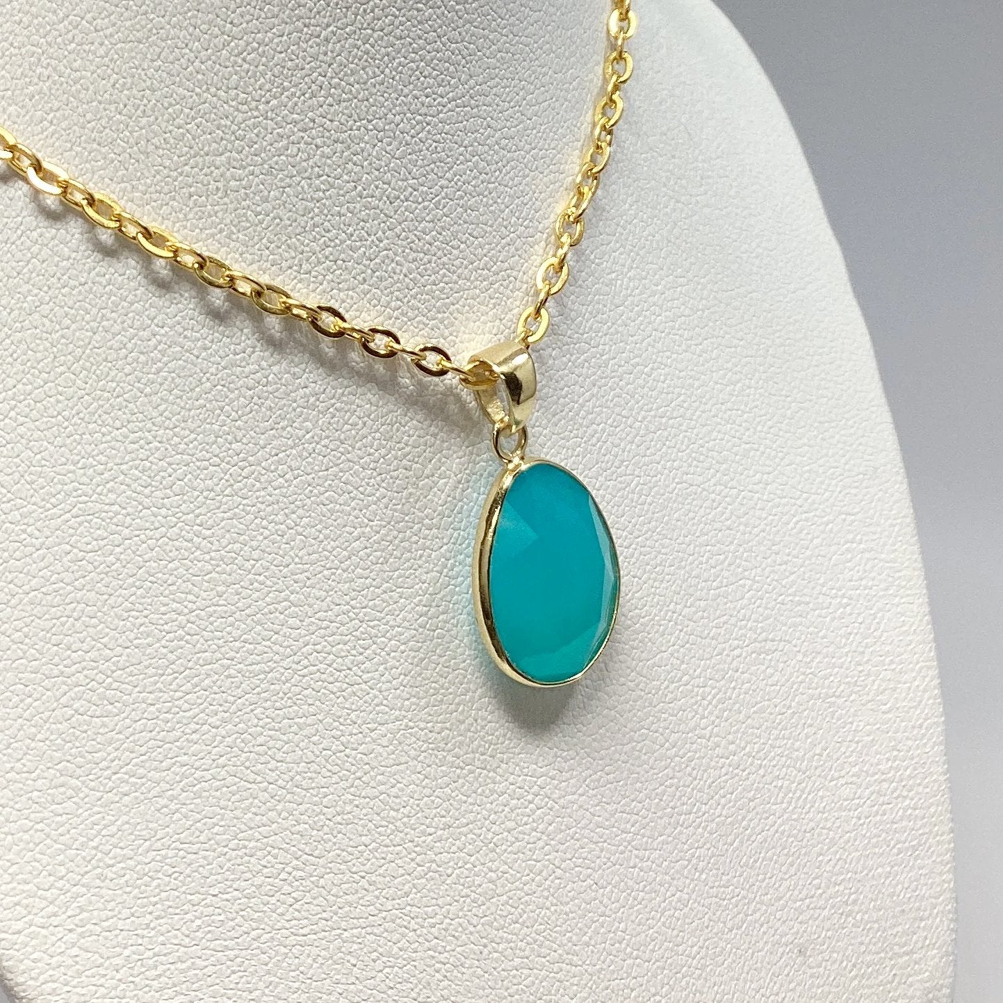 Paraiba Blue Onyx Pendant