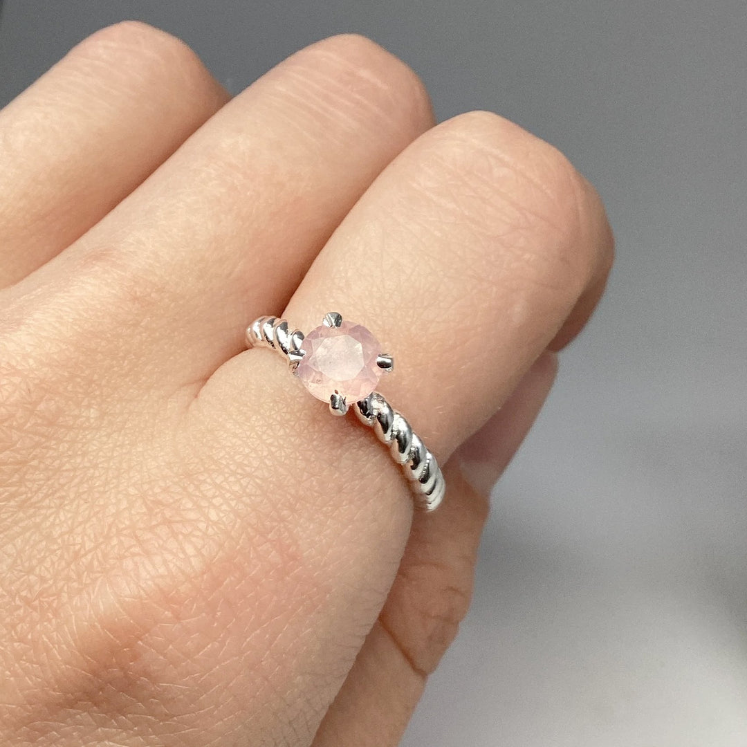 Rose Quartz Ring