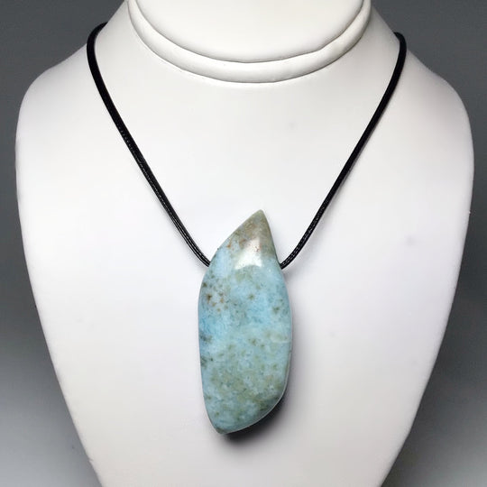 Larimar Drilled Pendant