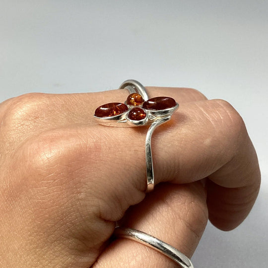 Cognac Amber Ring