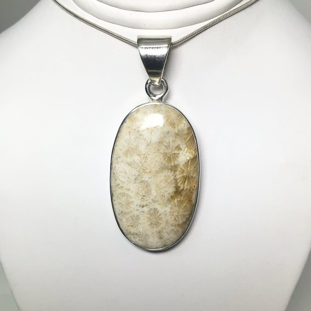 Fossilized Coral Pendant