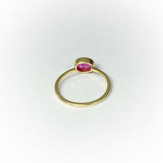 Pink Jade Ring