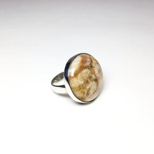 Fossil Coral Ring