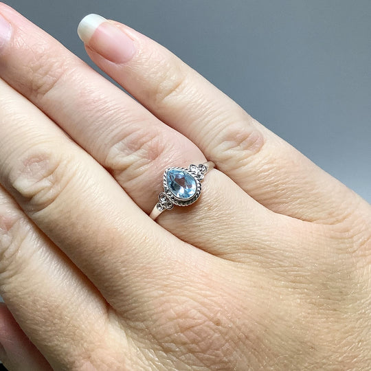 Blue Topaz Ring