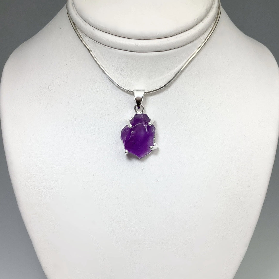 Raw Amethyst Pendant at $99 Each