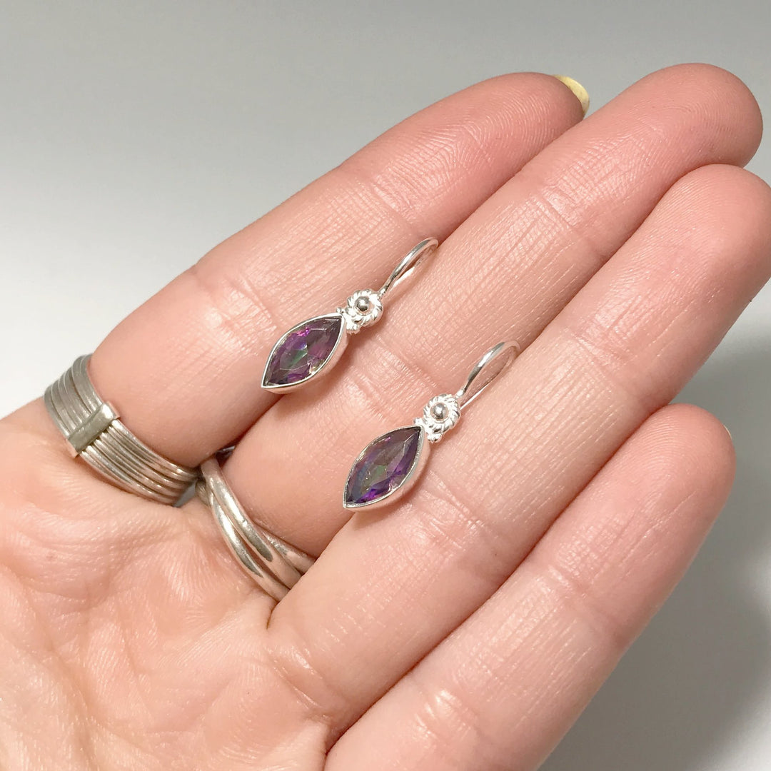 Mystic Topaz Dangle Earrings