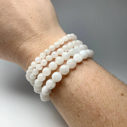 Moonstone Beaded Bracelet