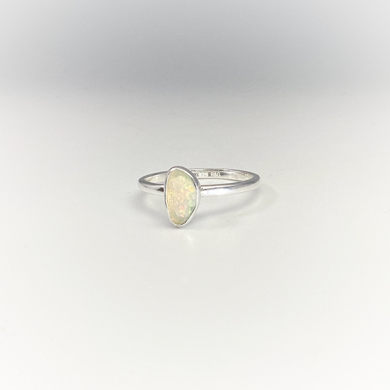 Ethiopian Fire Opal Ring