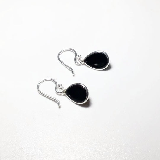 Black Onyx Dangle Earrings