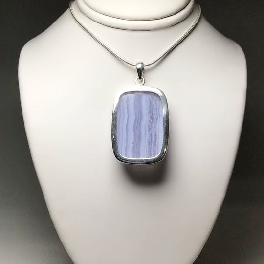 Blue Lace Agate Pendant