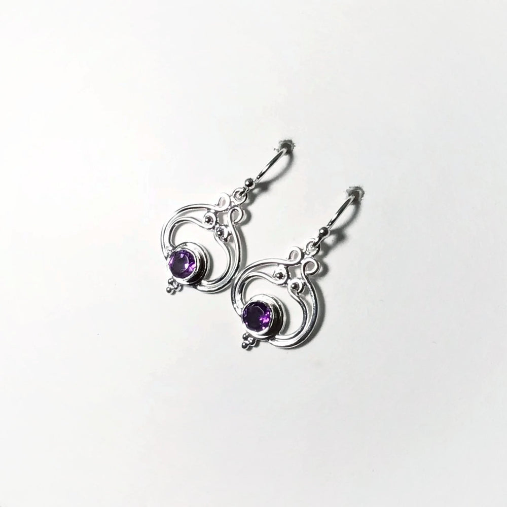 Amethyst Dangle Earrings