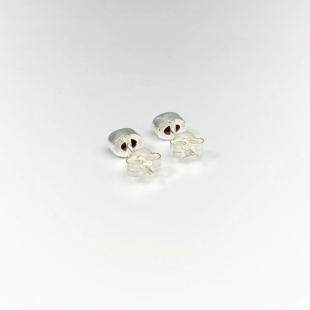 Garnet Stud Earrings