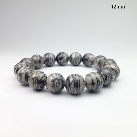 Web Jasper Beaded Bracelet