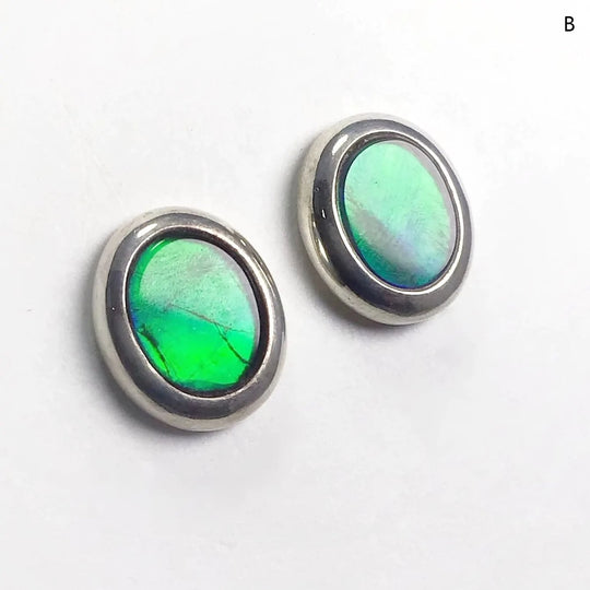 Alberta Ammolite Stud Earrings