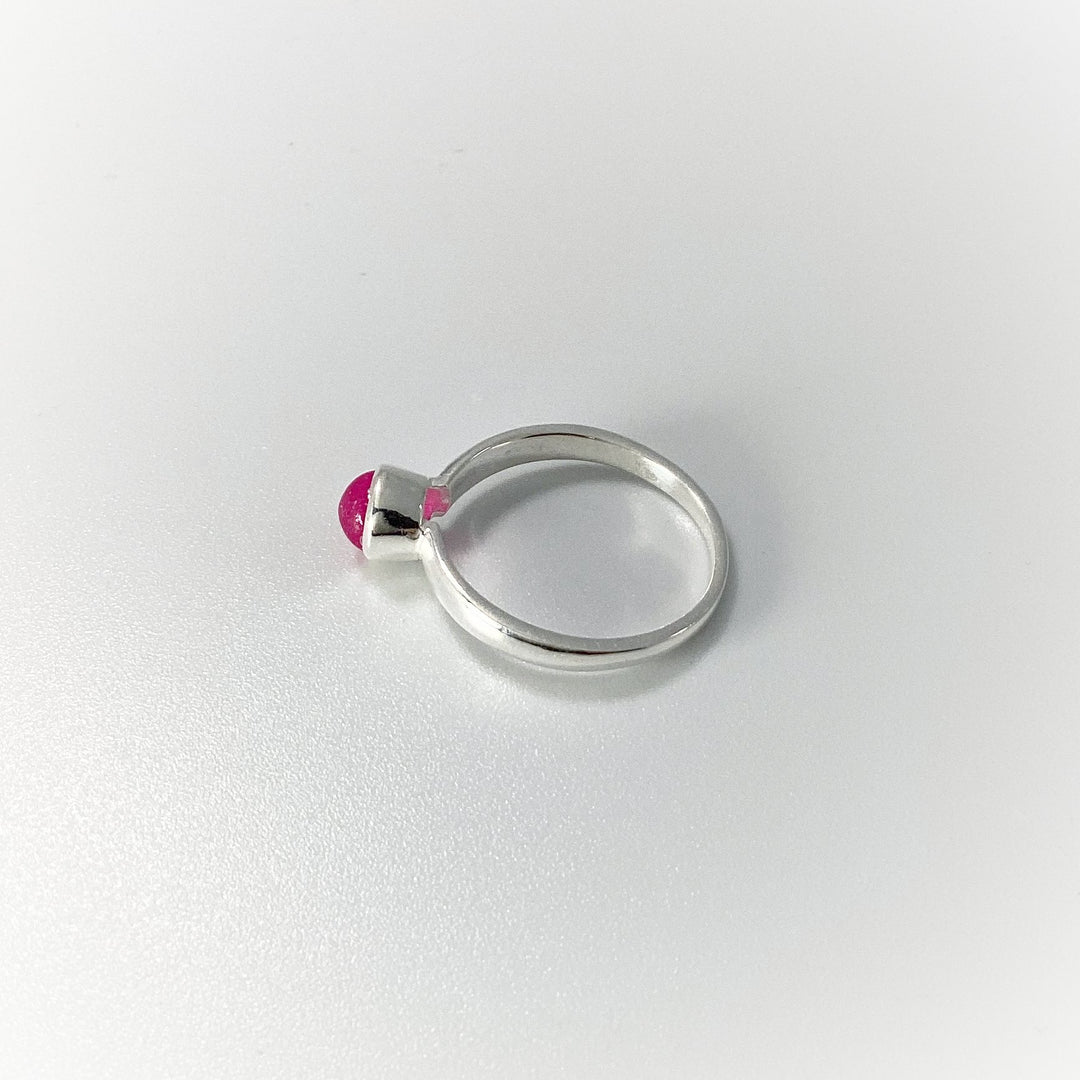 Pink Jade Ring