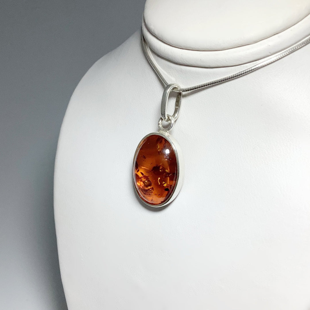 Cognac Amber Pendant