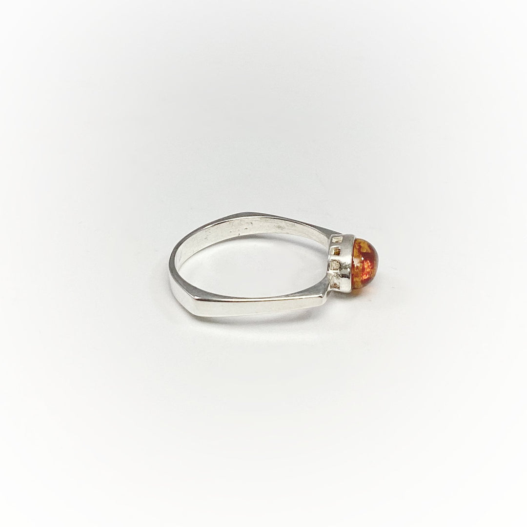 Cognac Amber Ring