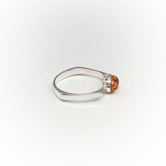 Cognac Amber Ring