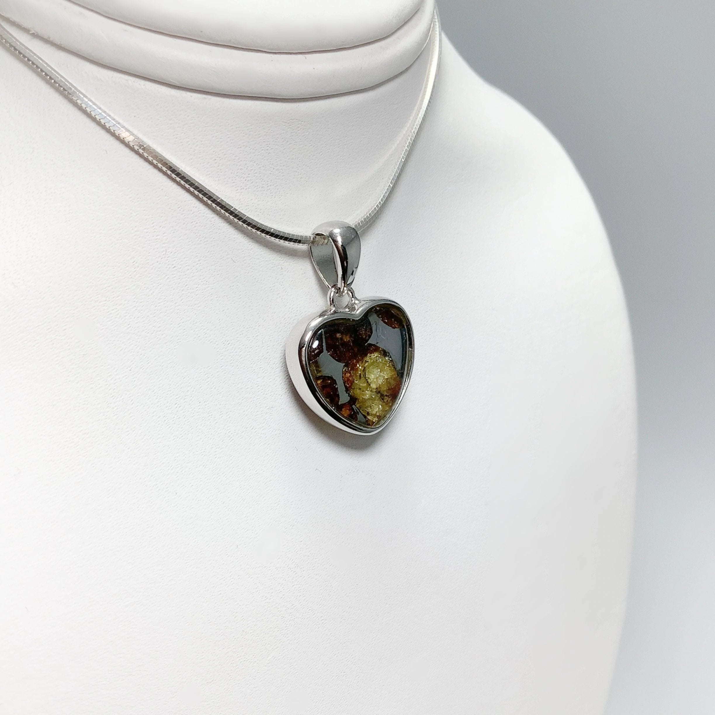 Sericho Meteorite Heart Pendant